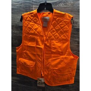 Master Sportsman Rugged Outdoor Gear Blaze Orange Front Load Game Vest‎ Mens M